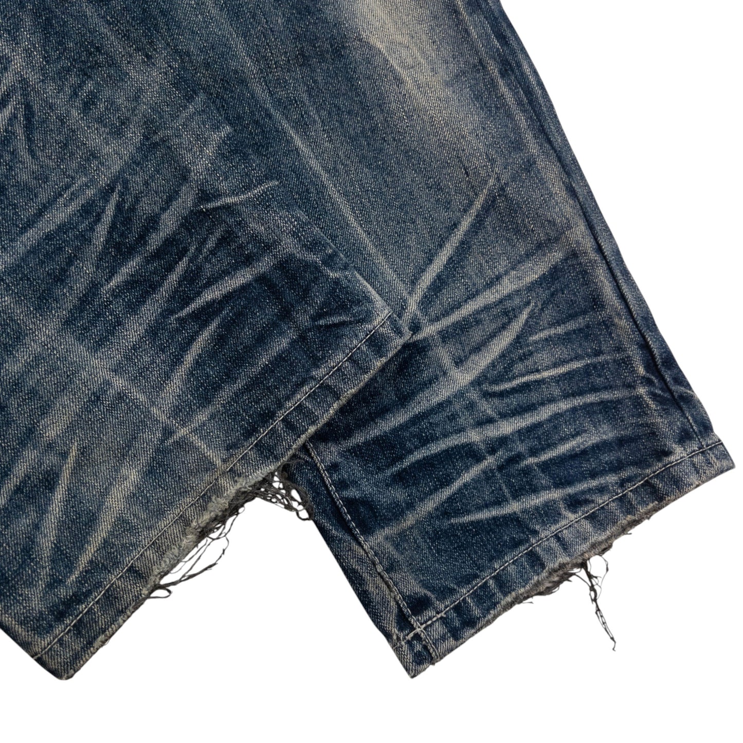 Vintage Big Train Embroidered Fantasy Japanese Denim Jeans Size W31