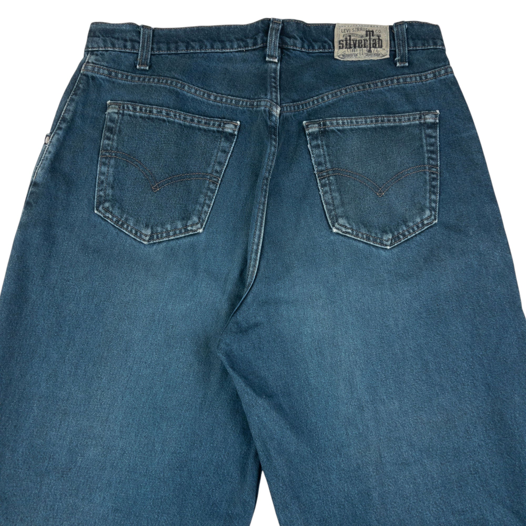 Vintage Levi's Silver Tab Baggy Denim Jeans Size W37