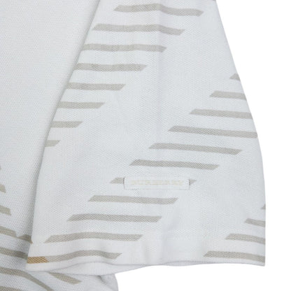 Vintage Burberry Nova Check Stripe Polo Shirt Size M