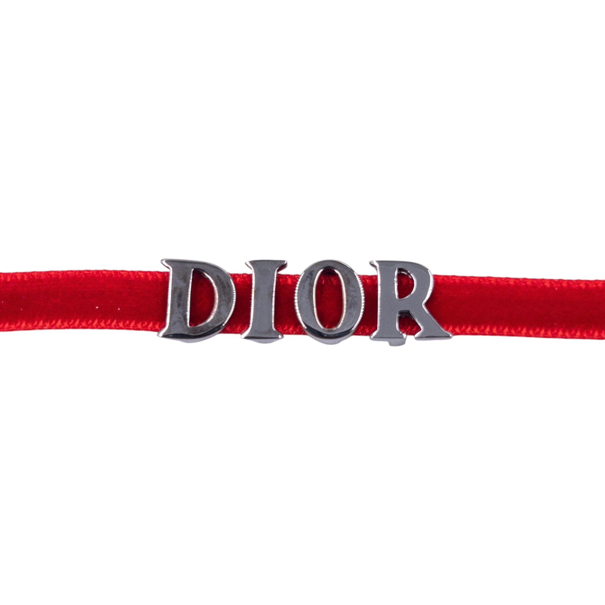 Vintage Dior Velvet Choker Necklace