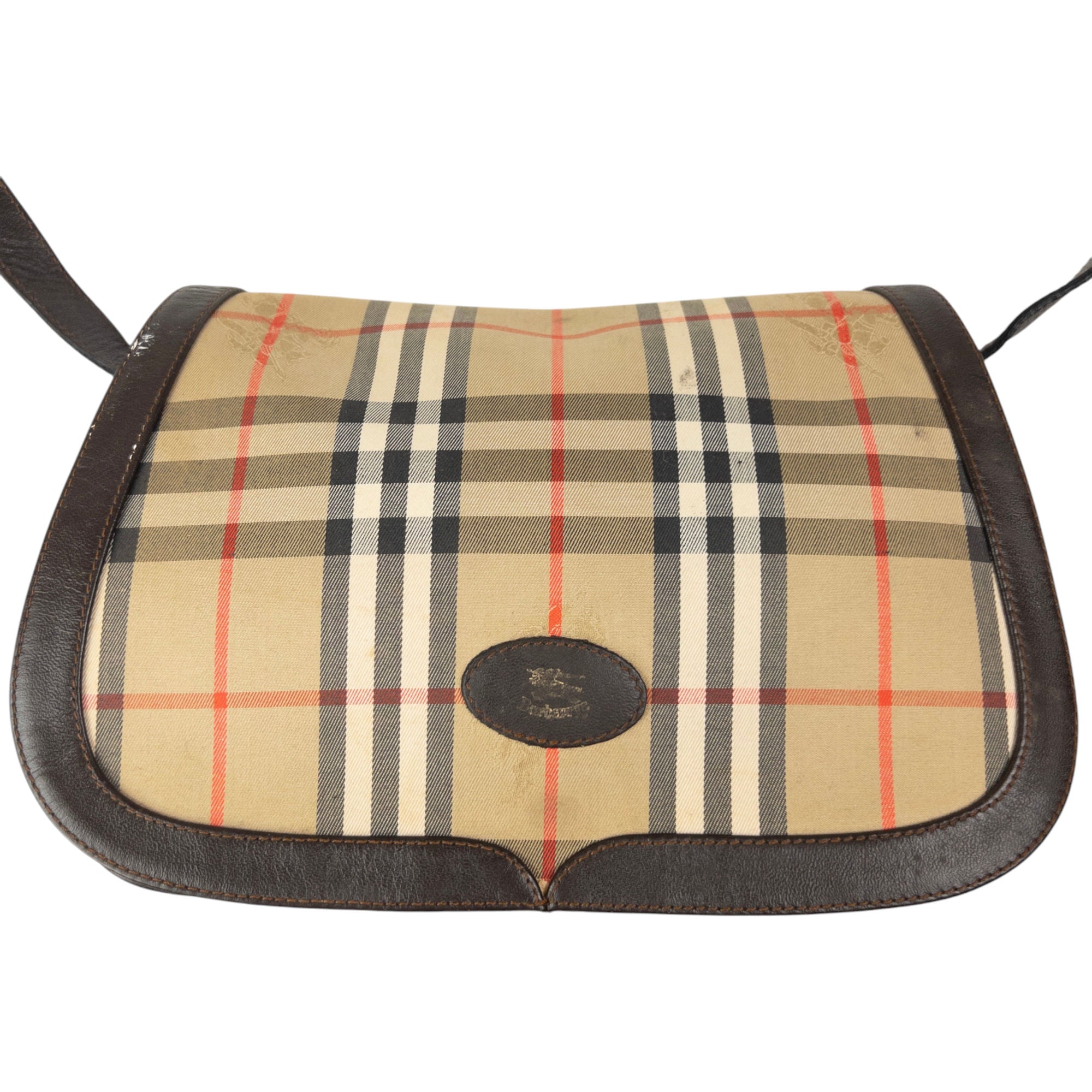 Vintage Burberry Nova Check Crossbody Bag
