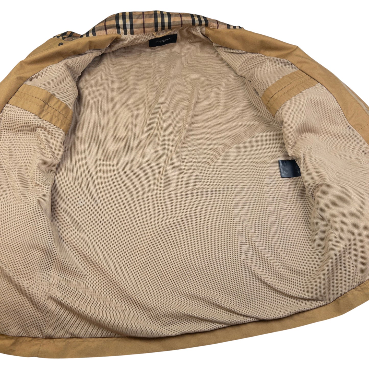 Vintage Burberry Zip Up Cargo Jacket Size XL