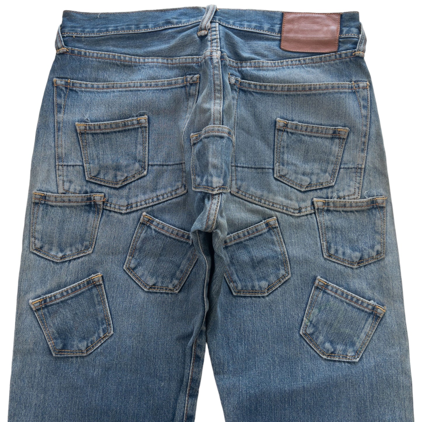 Vintage Evisu Multi Pocket Denim Jeans Size W31
