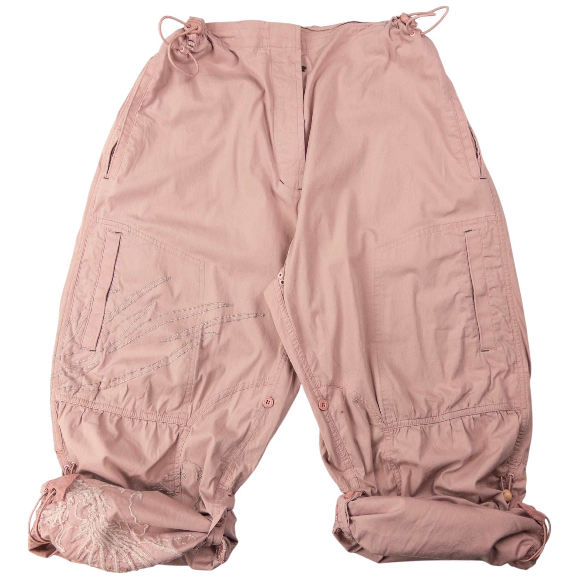 Vintage Maharishi 3M Reflective Embroidered Dragon Trousers Size W30