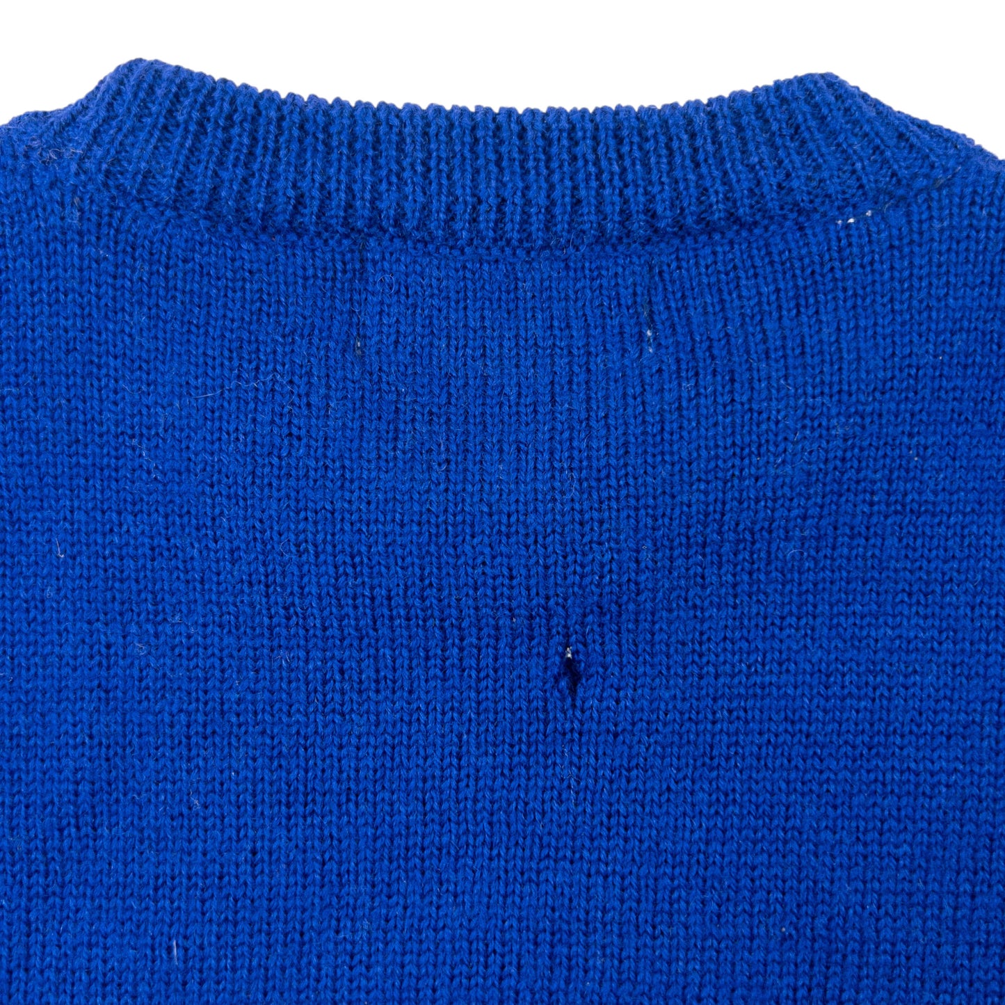 Vintage 80s YSL Yves Saint Laurent Pattern Wool Knit Jumper Size M