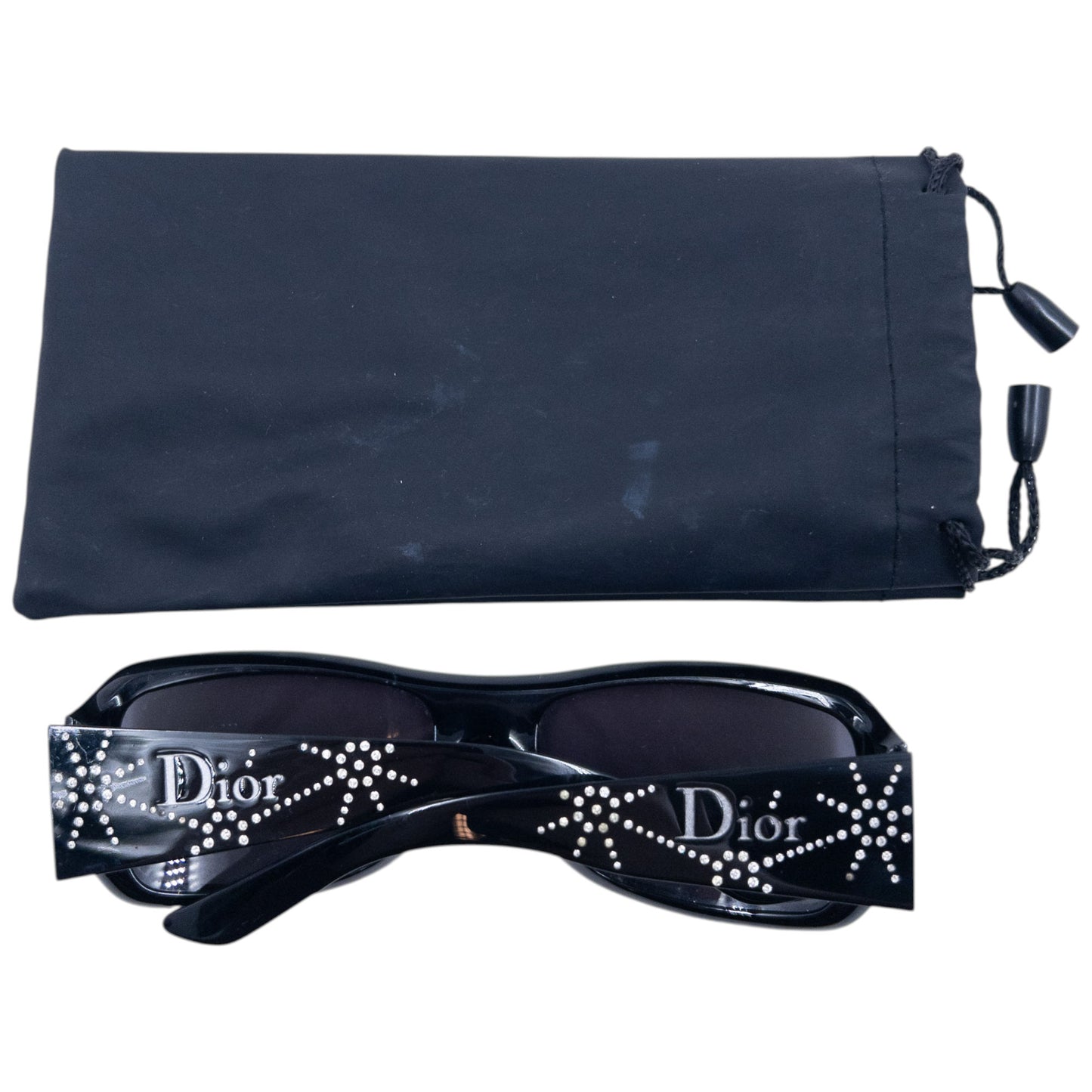Vintage 2000s Dior Spidior 2 Diamonte Sunglasses