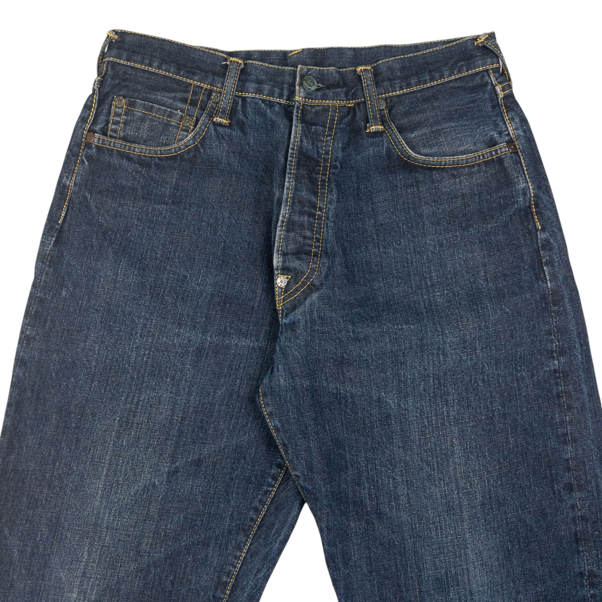 Vintage Evisu Genes Osaka Gull Japanese Denim Jeans Size W31