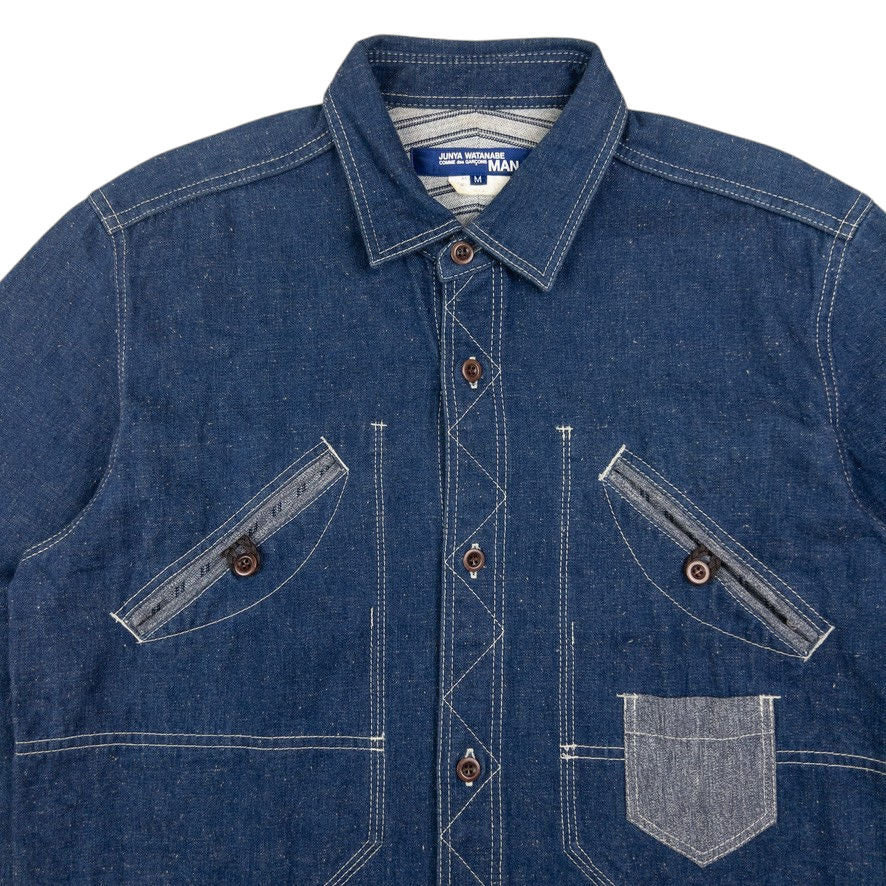 Vintage Junya Watanabe X Comme Des Garçons MAN Button Up Shirt Size M