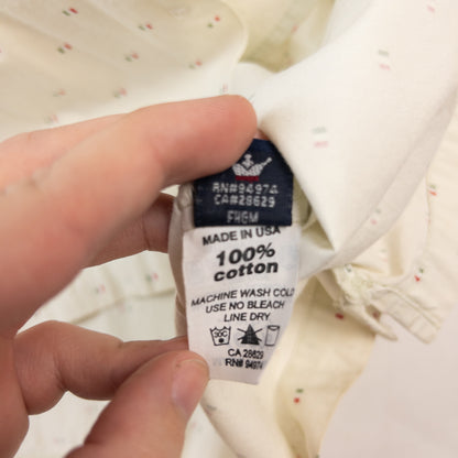 Vintage Stussy Italian Flag Short Sleeve Button Up Shirt Size M