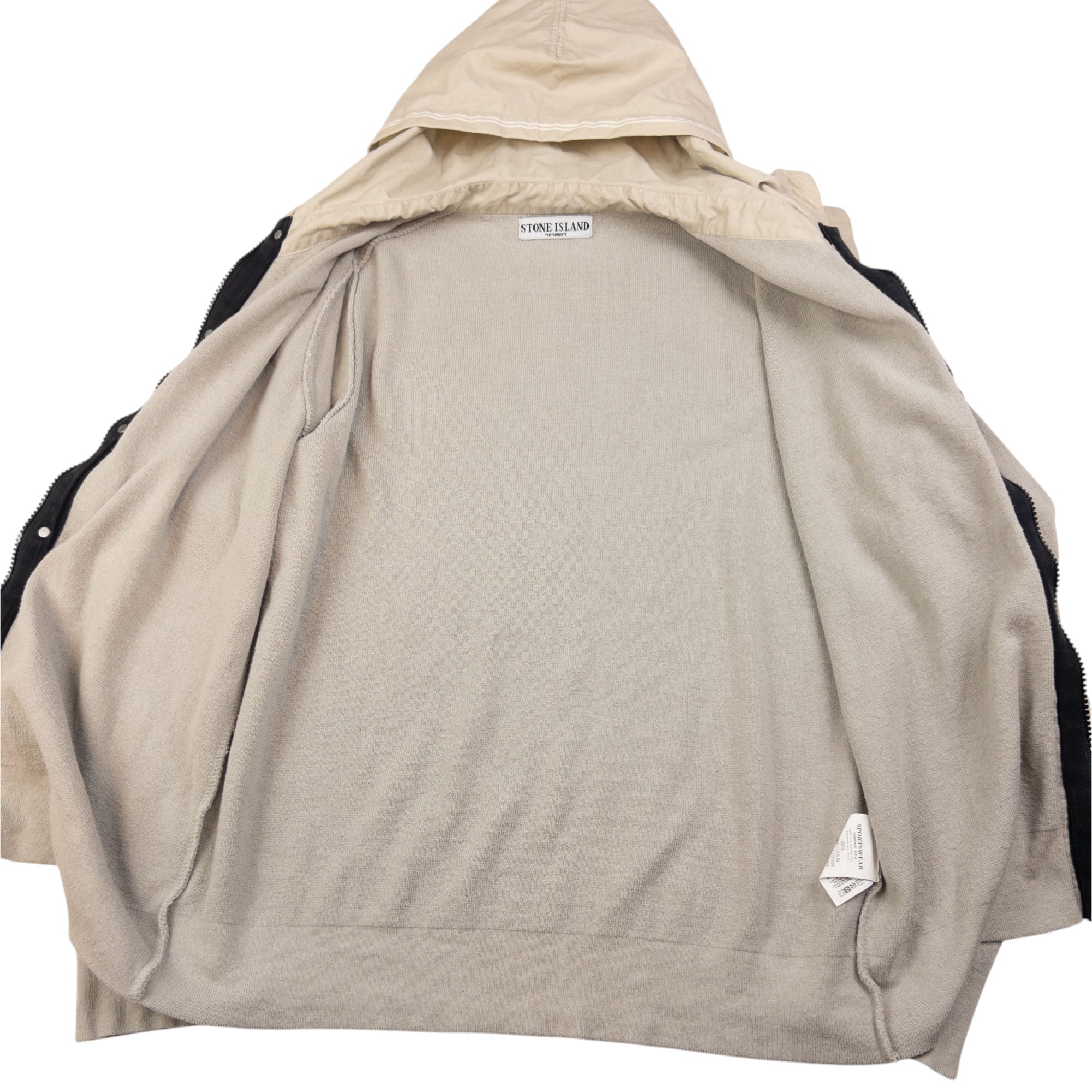 Vintage Stone Island Zip Up Hoodie Size XS