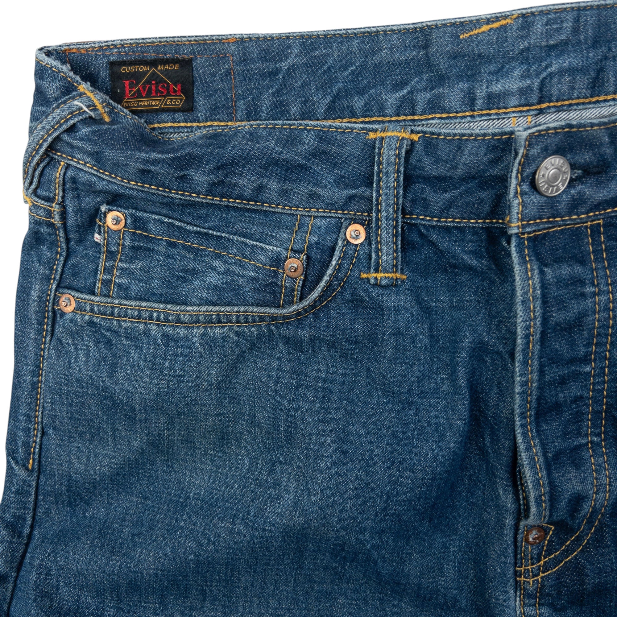 Vintage Evisu Daicock Japanese Denim Jeans Size W35
