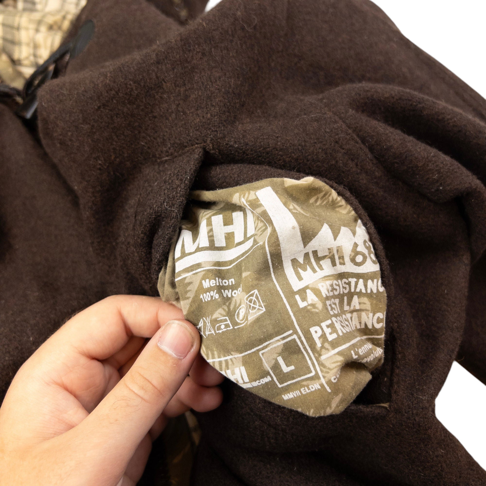Vintage Maharishi Wool Duffel Coat Size XL