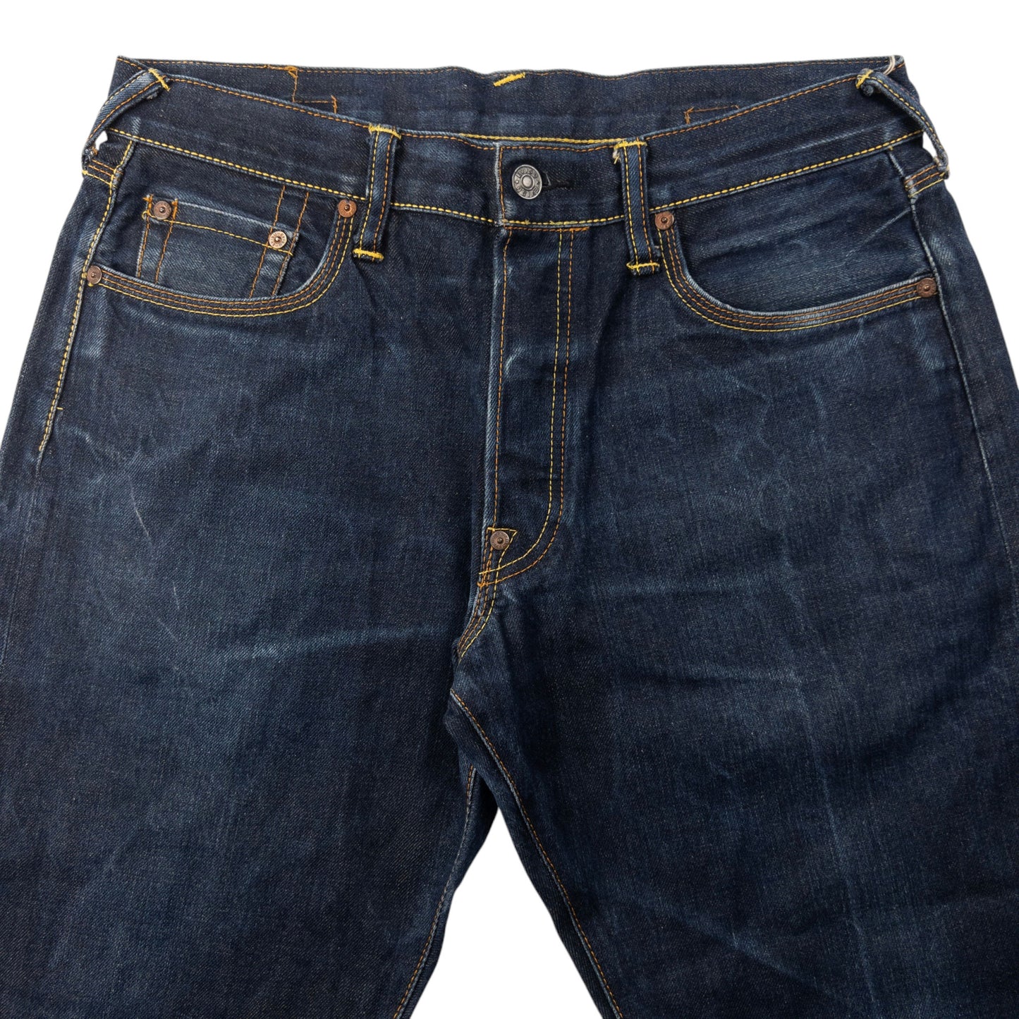 Vintage Evisu Double Gull Japanese Denim Jeans Size W33
