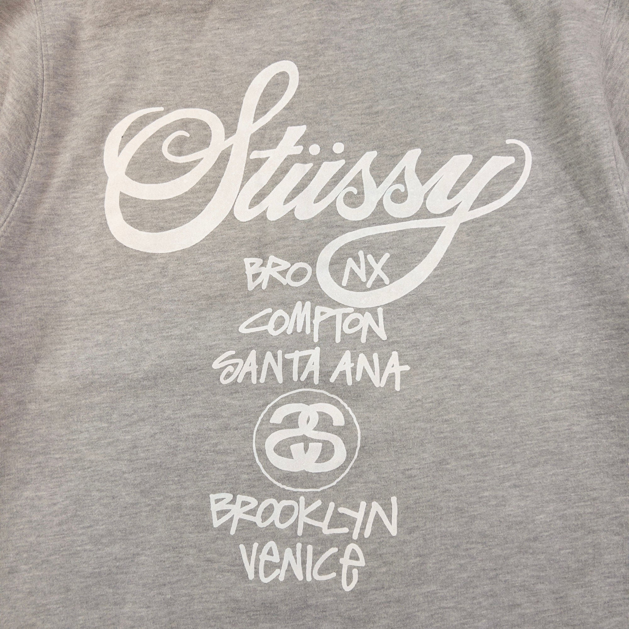 Vintage Stussy World Tour Graphic Sweatshirt Size S