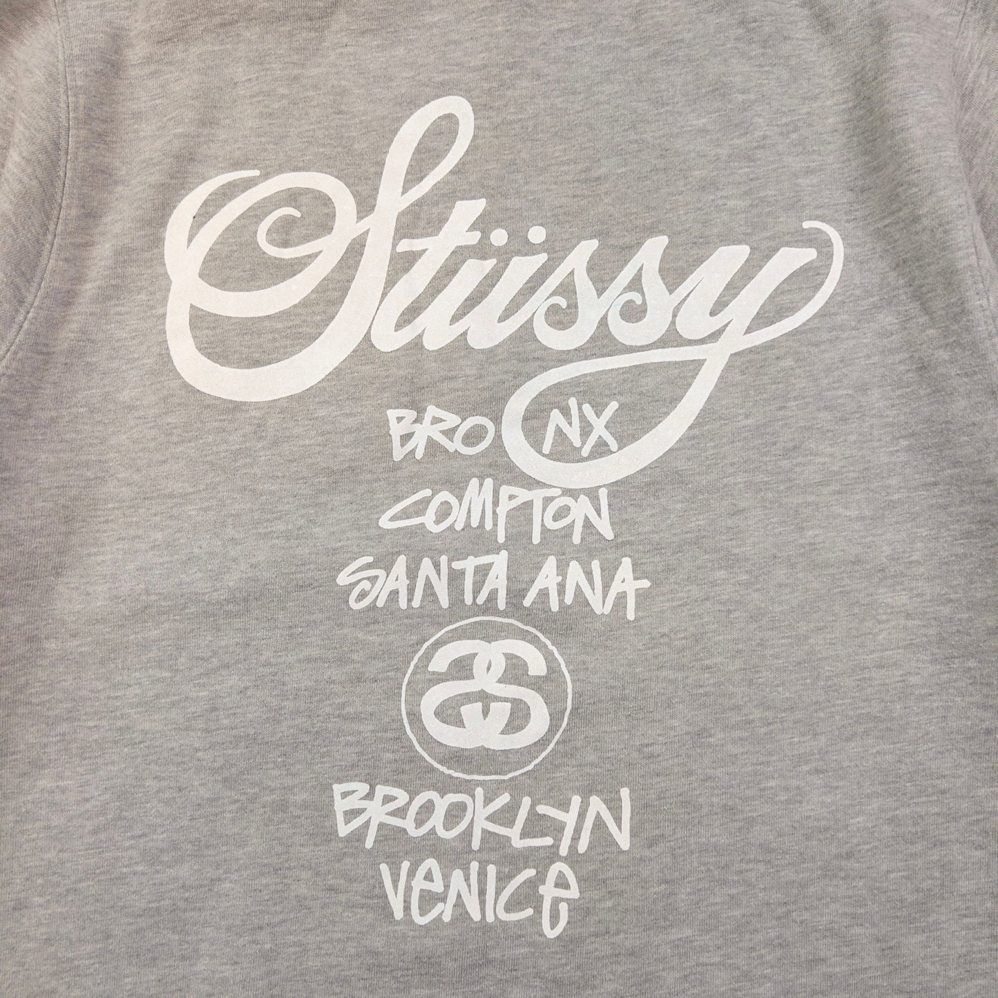 Vintage Stussy World Tour Graphic Sweatshirt Size S