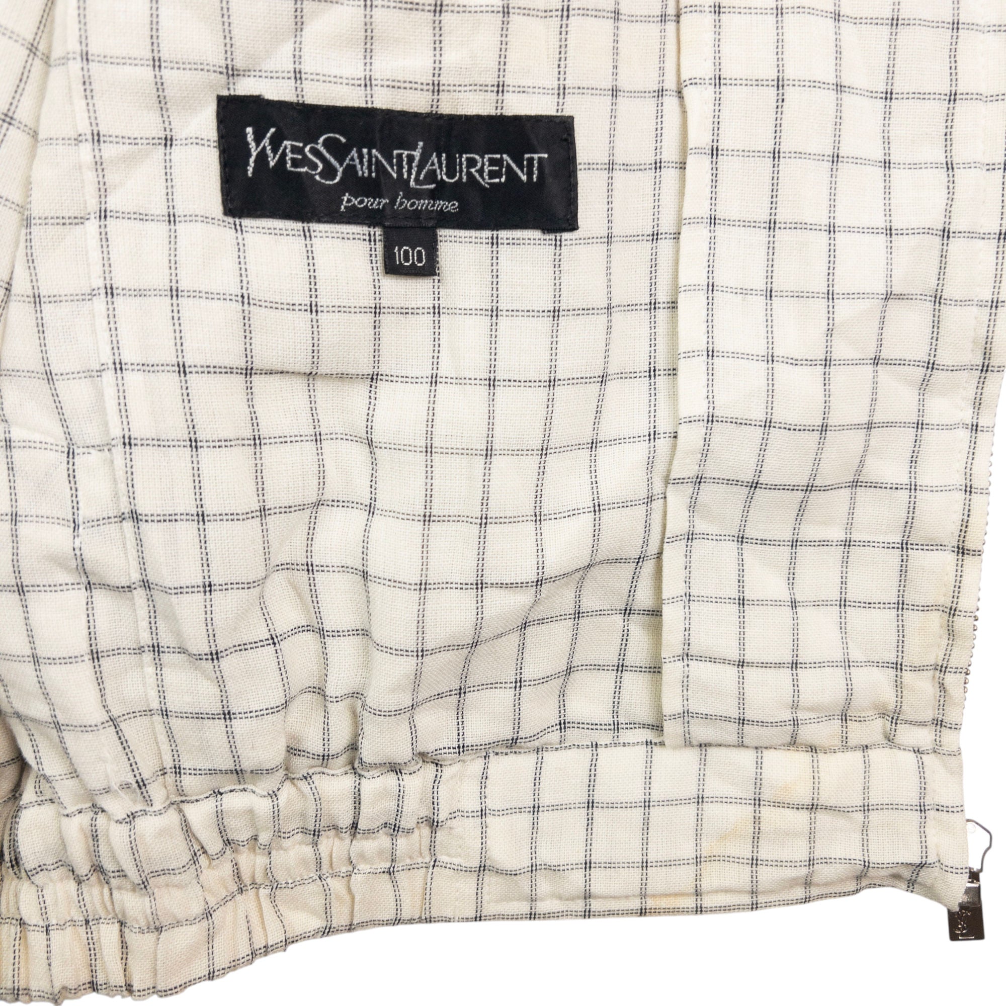 Vintage YSL Yves Saint Laurent Harrington Jacket Size L