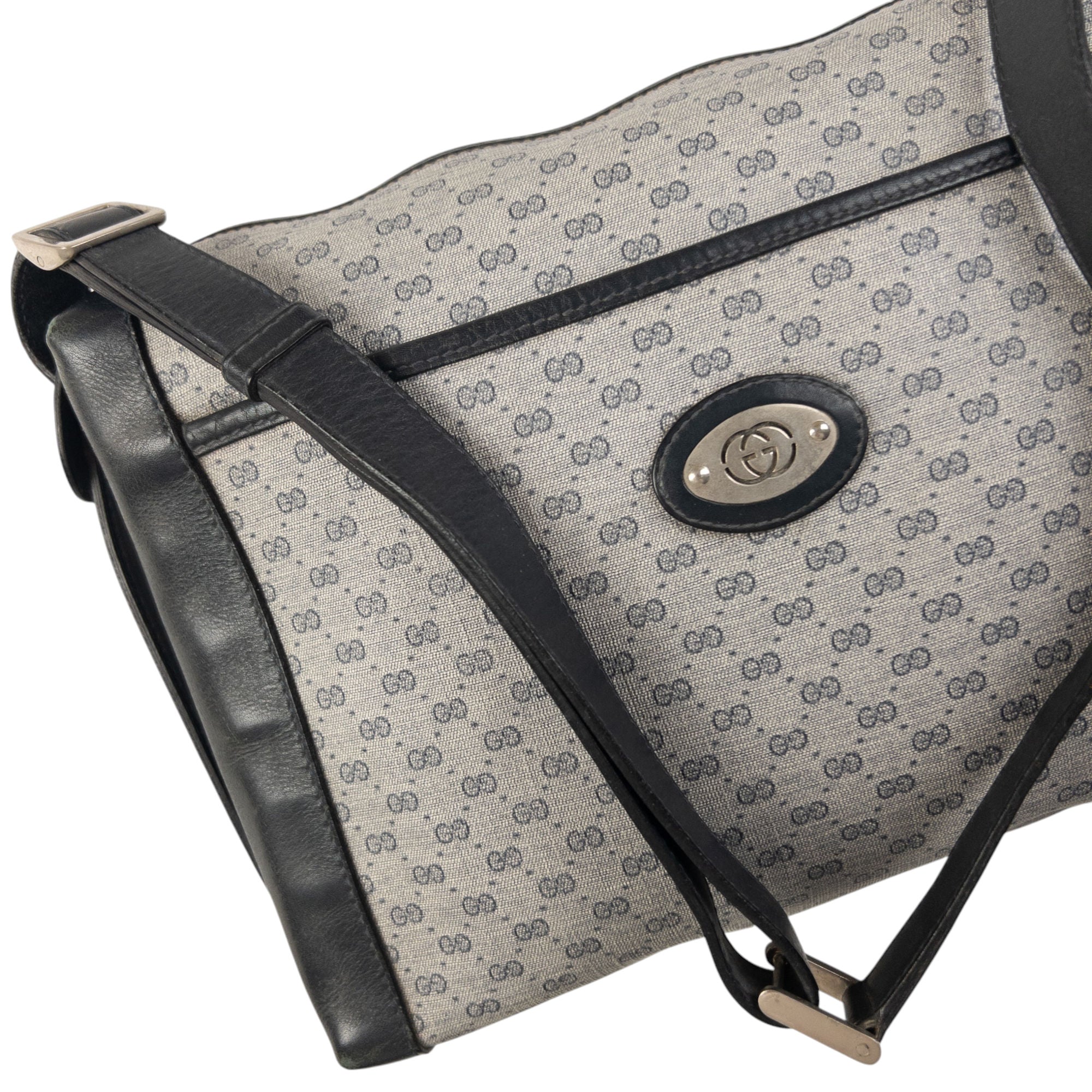 Vintage Gucci Monogram Crossbody Bag
