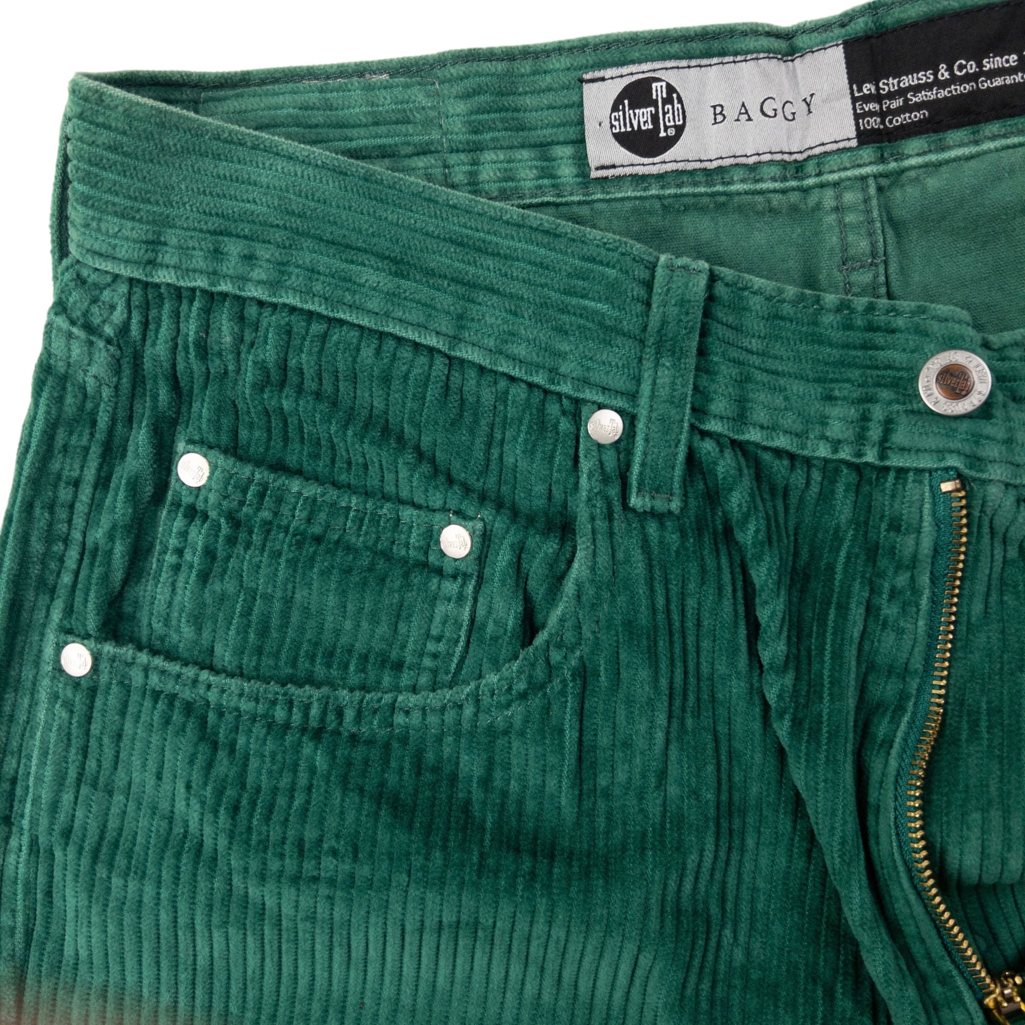Vintage Levi's Silver Tab Baggy Corduroy Trousers Size W32