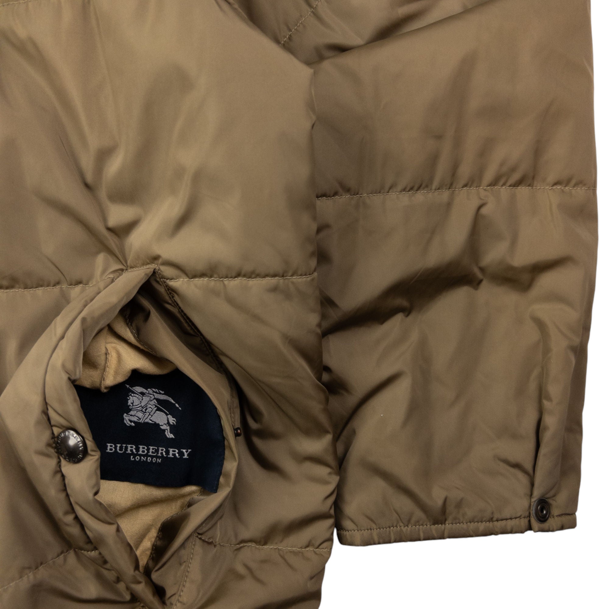 Vintage Burberry Reversible Padded Jacket Size XL