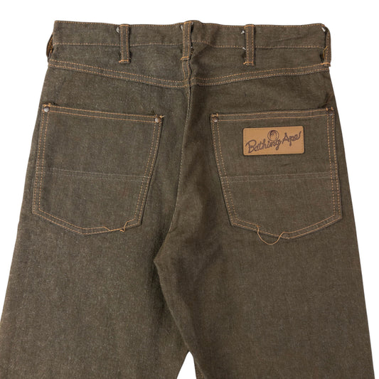 Vintage BAPE Bathing Ape Denim Jeans Size S