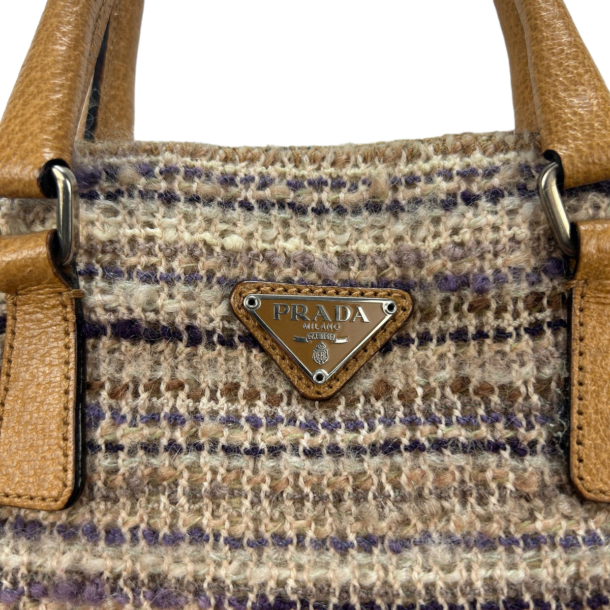 Vintage Prada Knitted Hand Bag