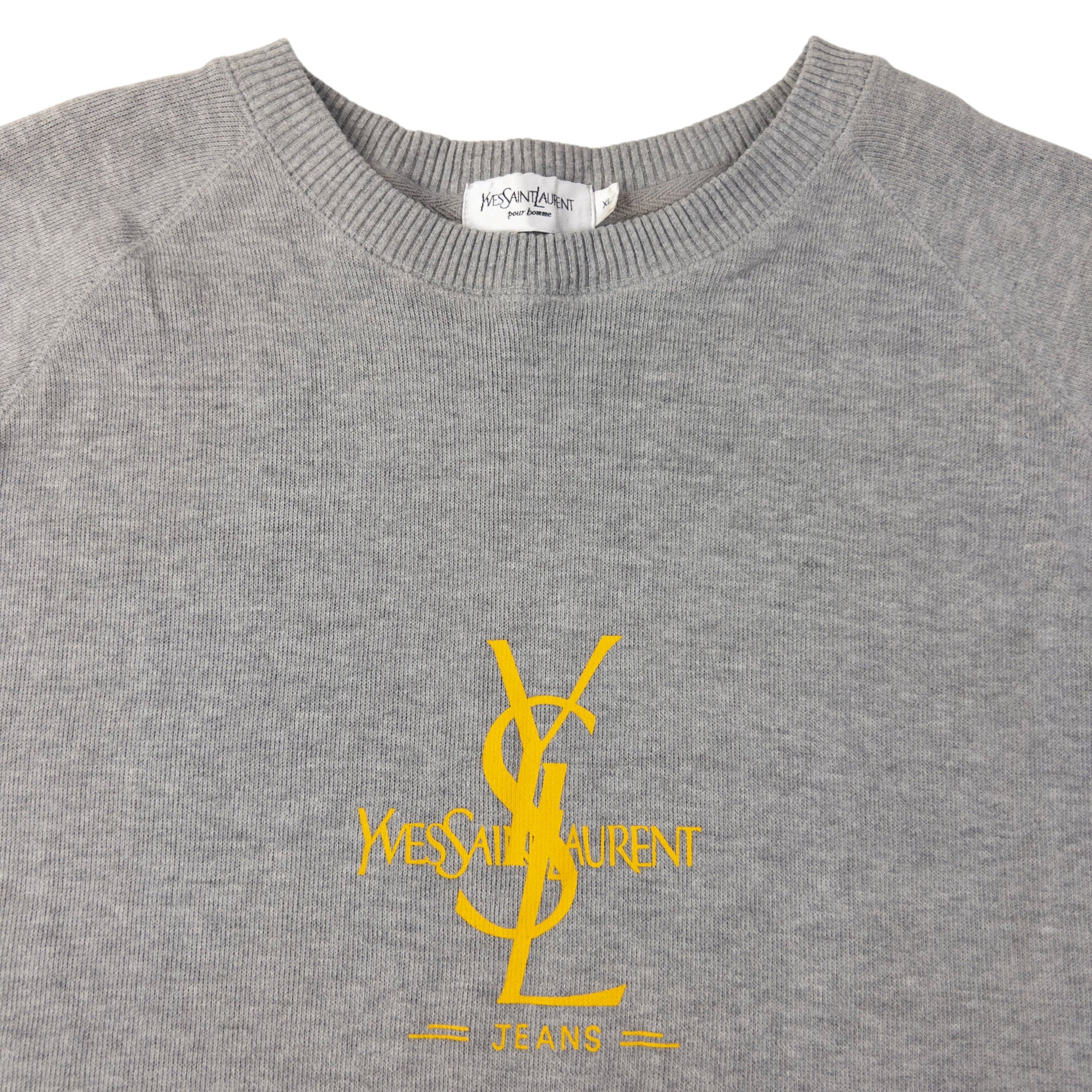 Vintage YSL Yves Saint Laurent Sweatshirt Size XL
