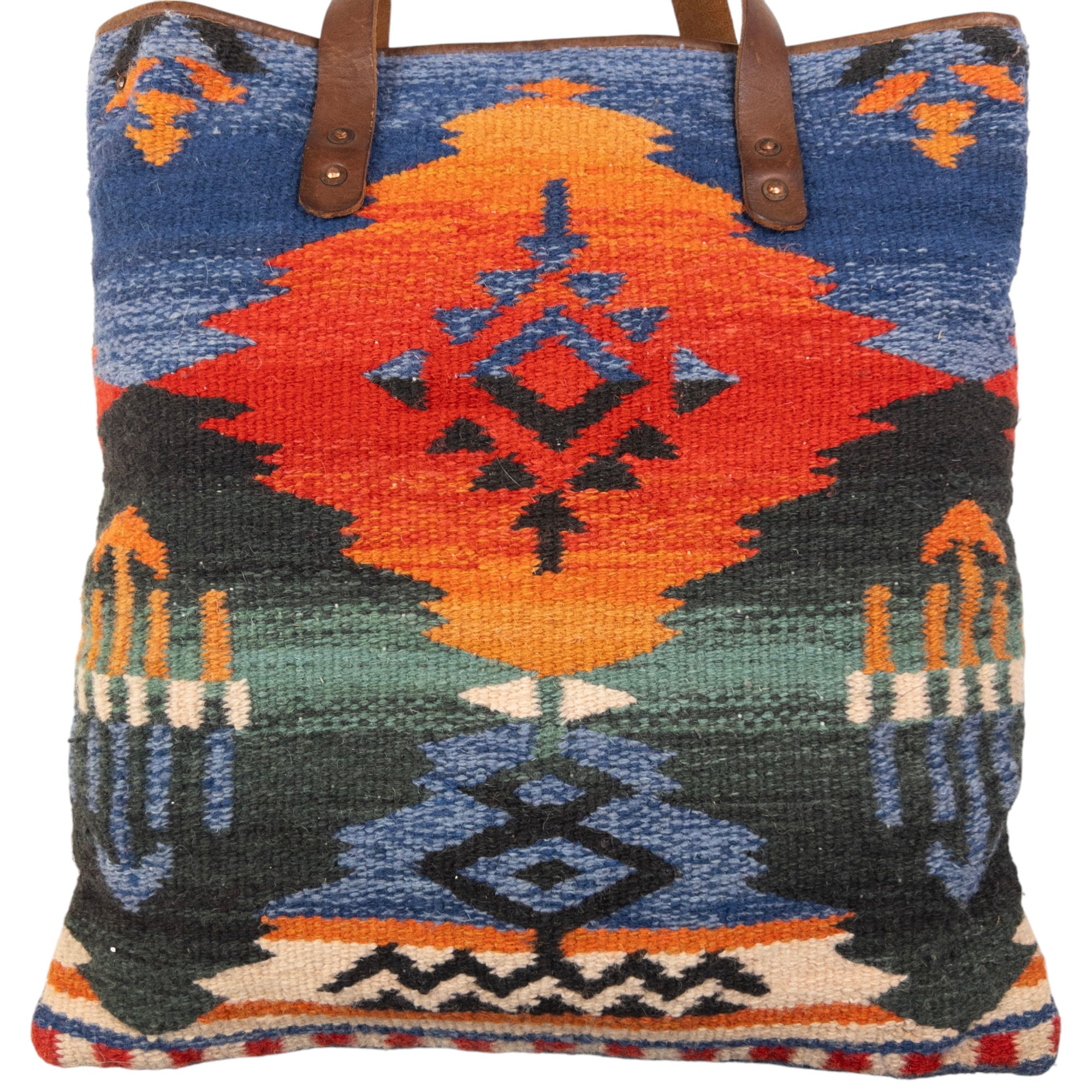 Vintage Ralph Lauren Aztec Tote Shoulder Bag