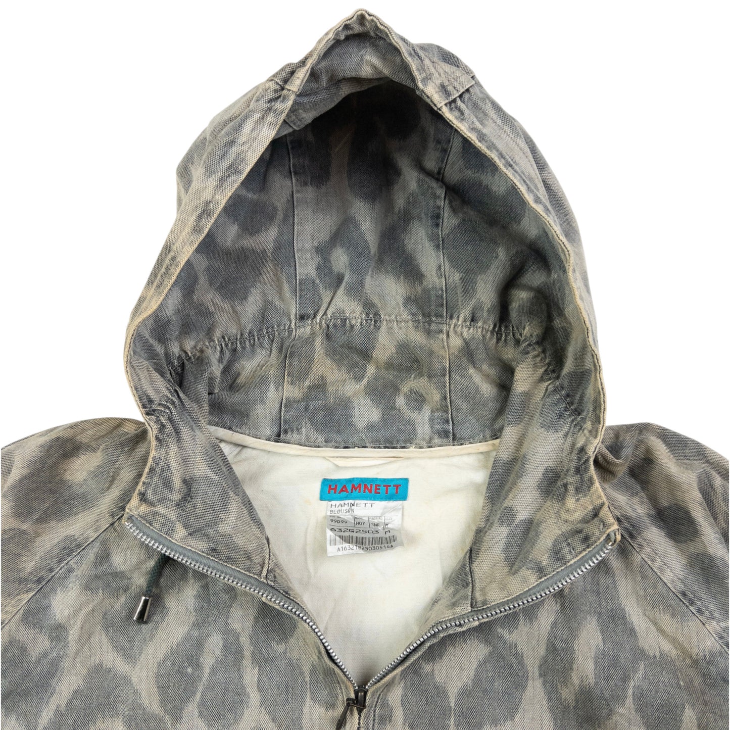 Vintage Katharine Hamnett Leopard Print Zip Up jacket Size L
