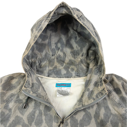 Vintage Katharine Hamnett Leopard Print Zip Up jacket Size L
