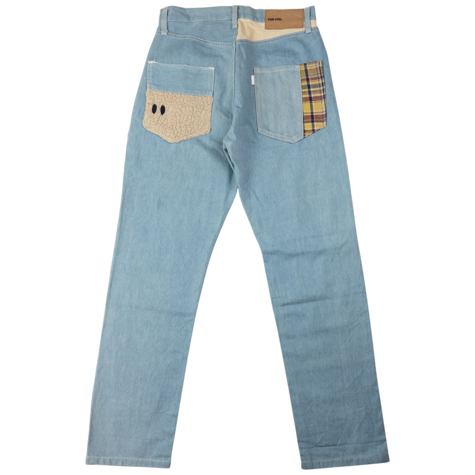 Vintage Ne-Net By Issey Miyake Patchwork Denim Jeans Size W28