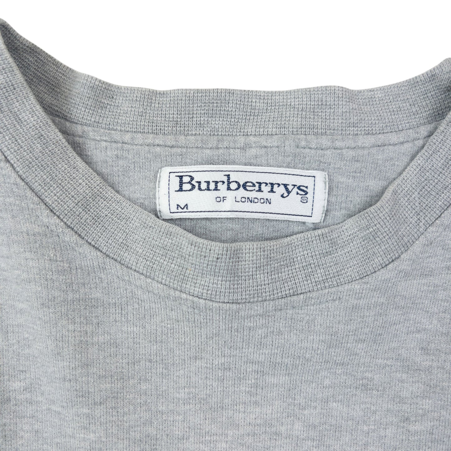 Vintage 90s Burberry Embroidered Sweatshirt Size M