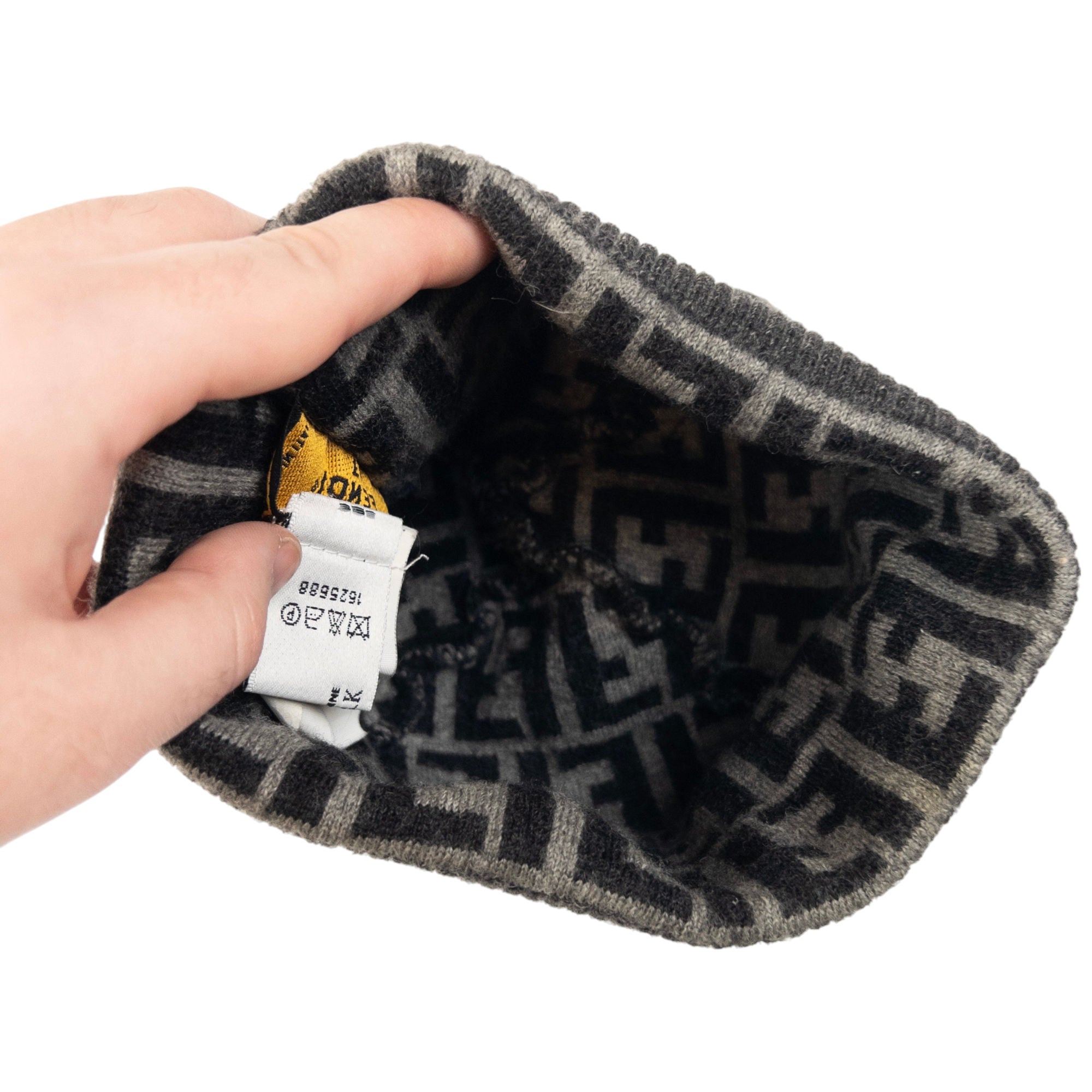 Vintage Fendi Monogram Wool Beanie