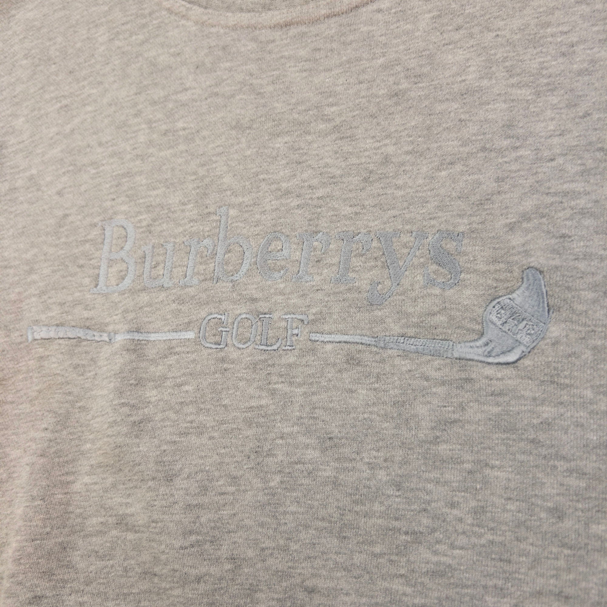 Vintage Burberry Golf Embroidered Sweatshirt Size XS