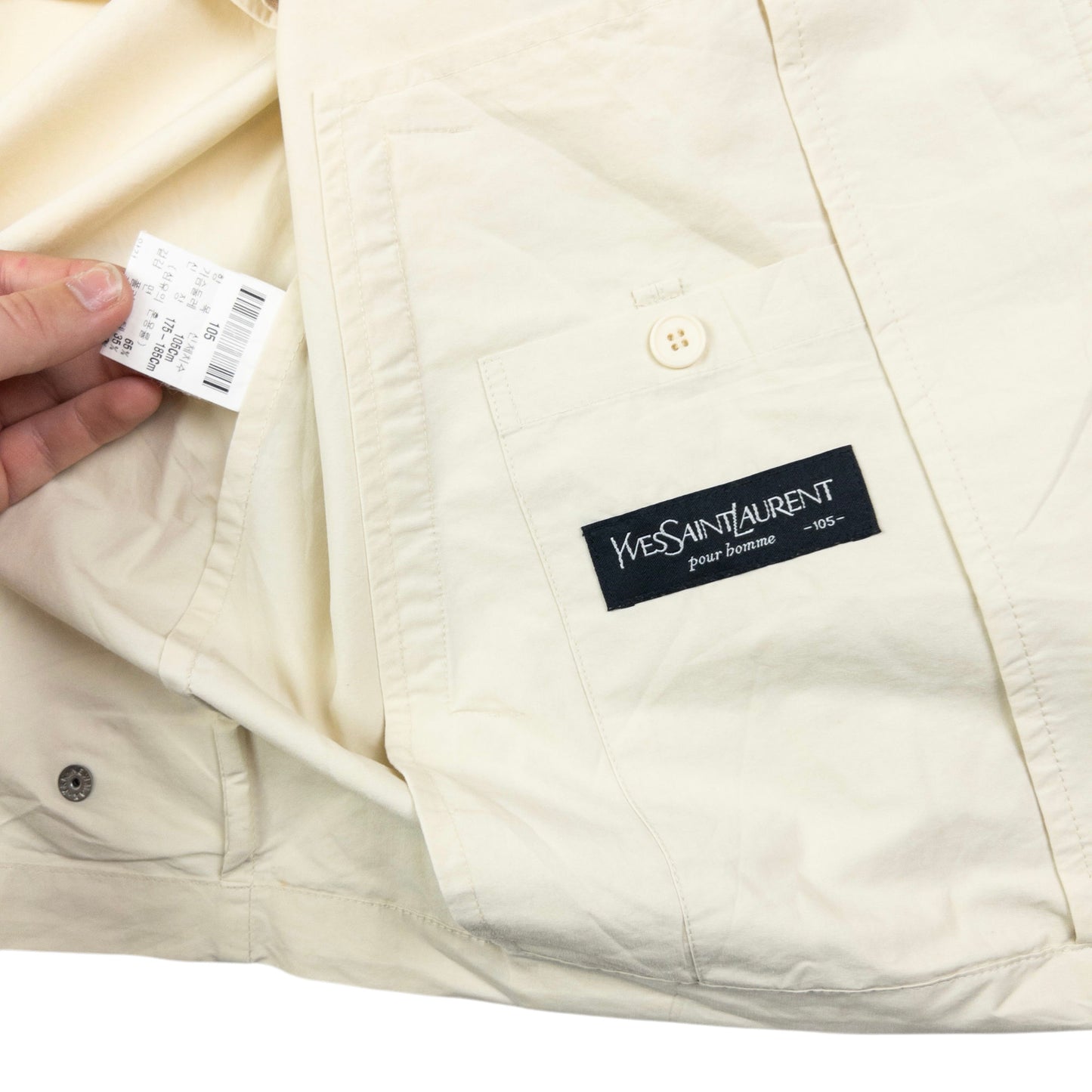 Vintage YSL Yves Saint Laurent Harrington Jacket Size L