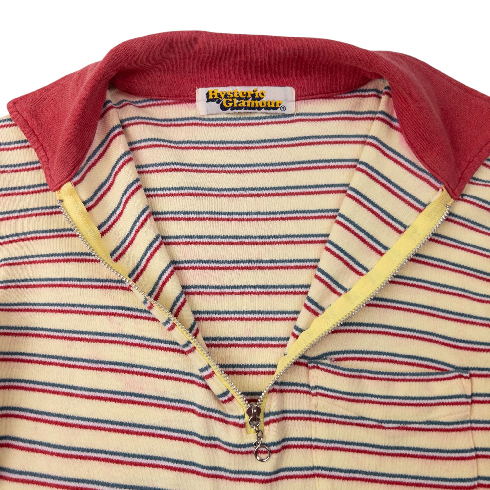 Vintage Hysteric Glamour Long Sleeve Q Zip Shirt Womens Size S