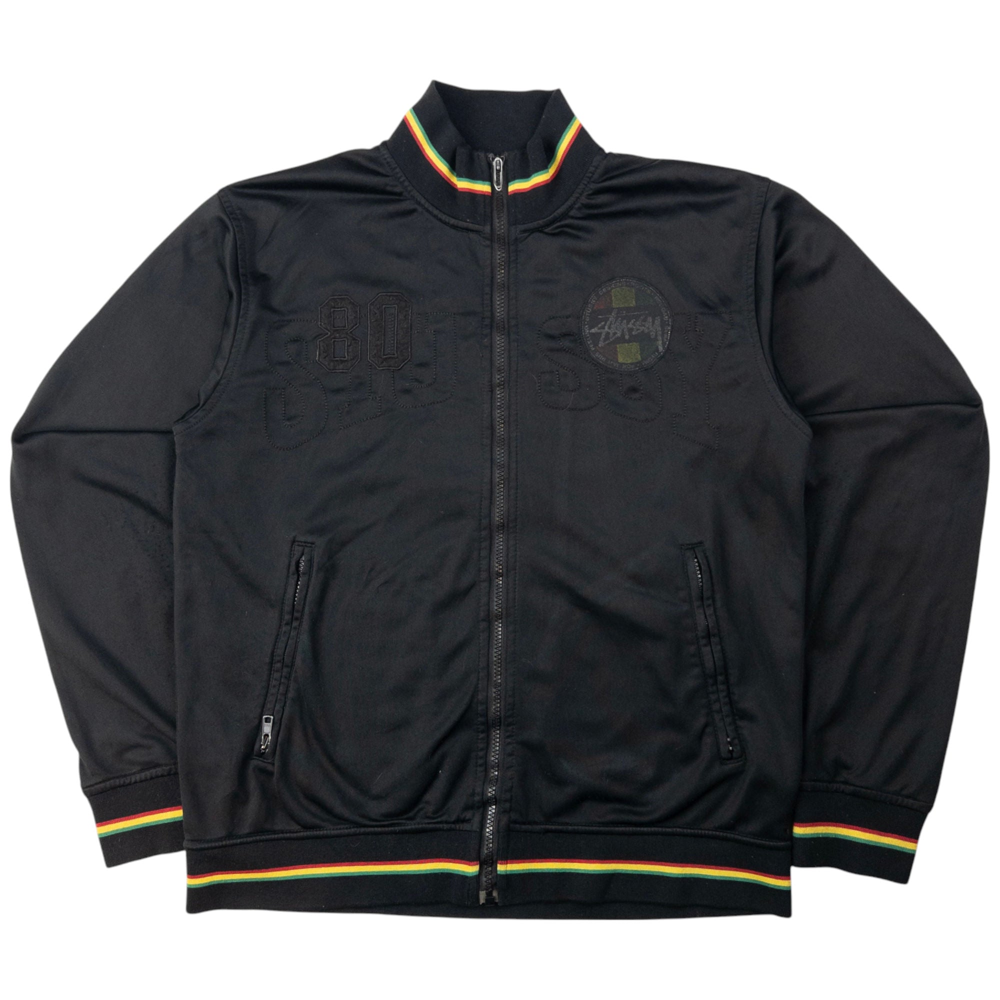 Vintage Stussy Reggae Zip Up Jacket Size M