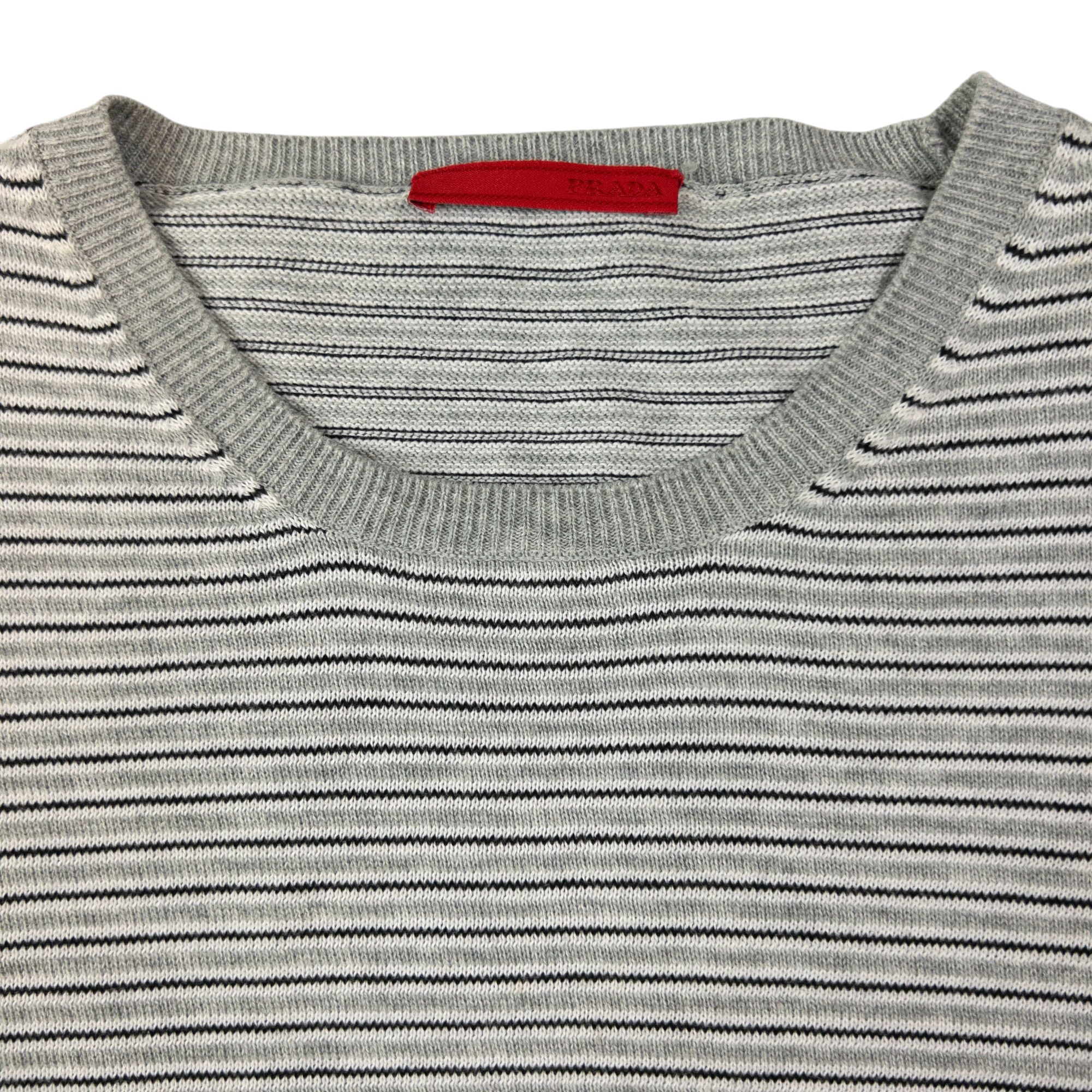 Vintage Prada Sport Striped Jumper Size M
