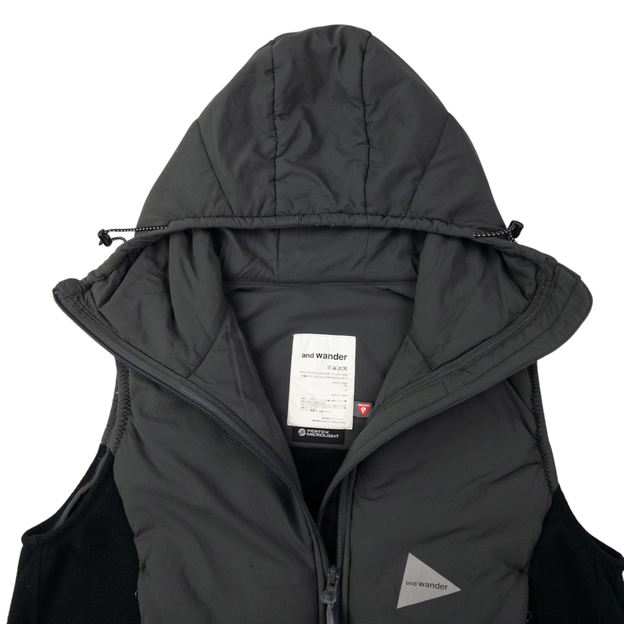 Vintage And Wander Ninja Hood Fleece Gilet Size S