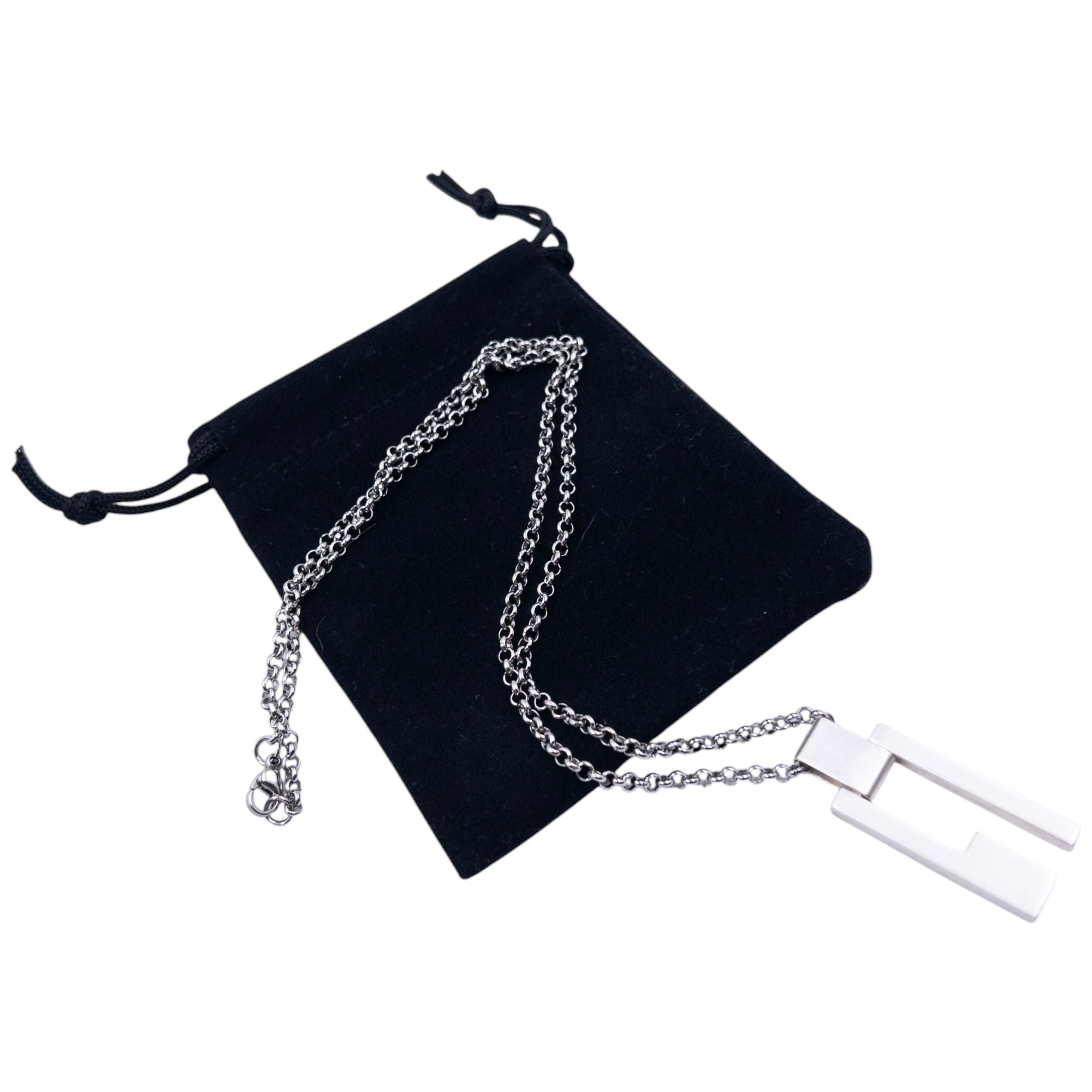 Vintage Gucci Silver Pendent Necklace