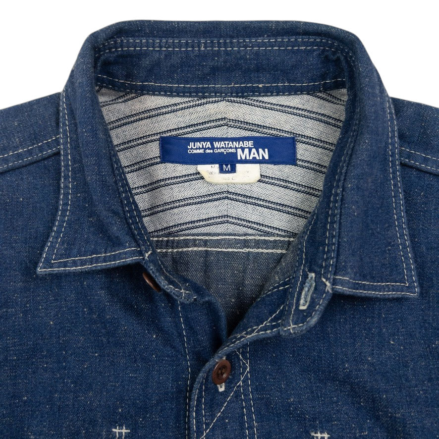 Vintage Junya Watanabe X Comme Des Garçons MAN Button Up Shirt Size M