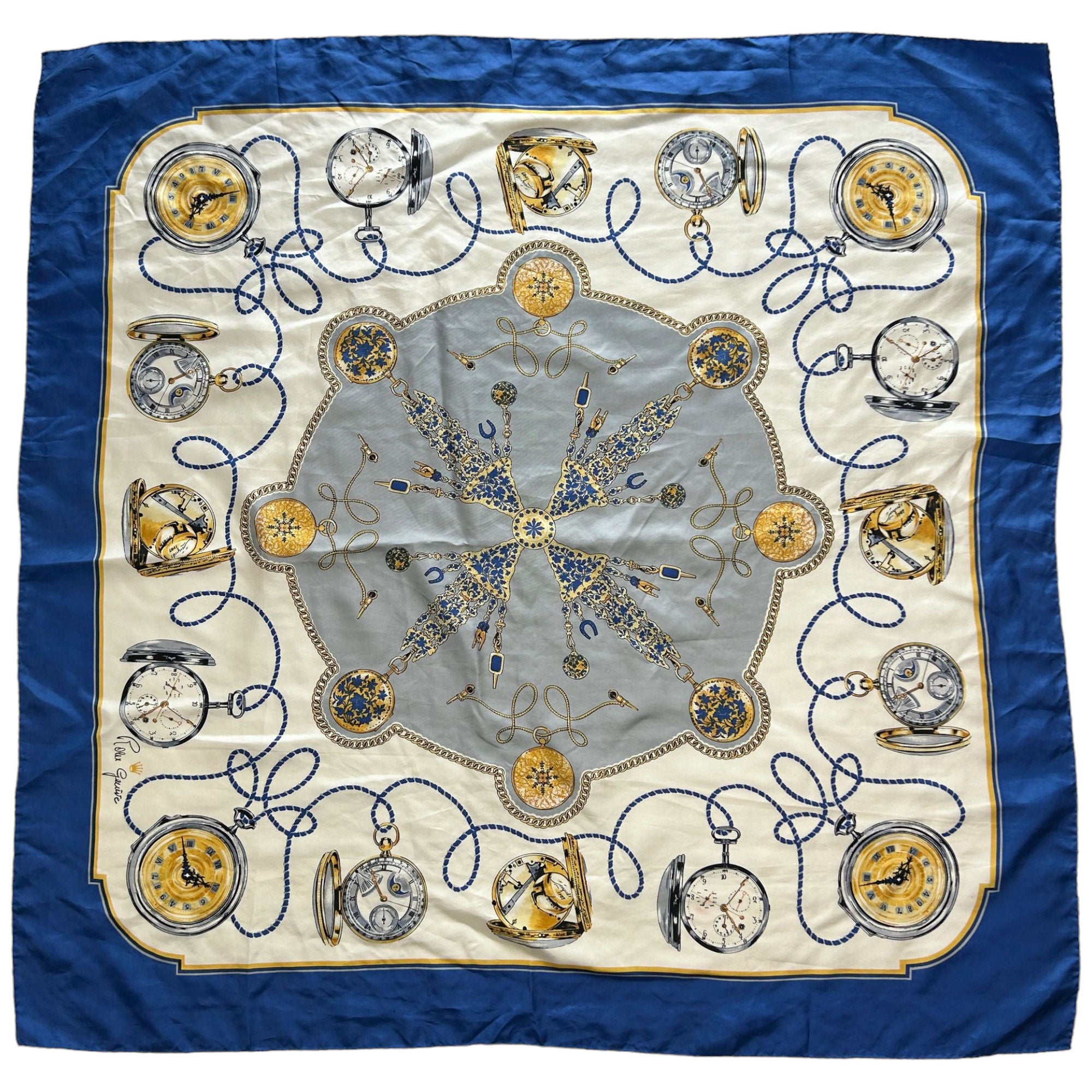 Vintage Rolex Silk Scarf