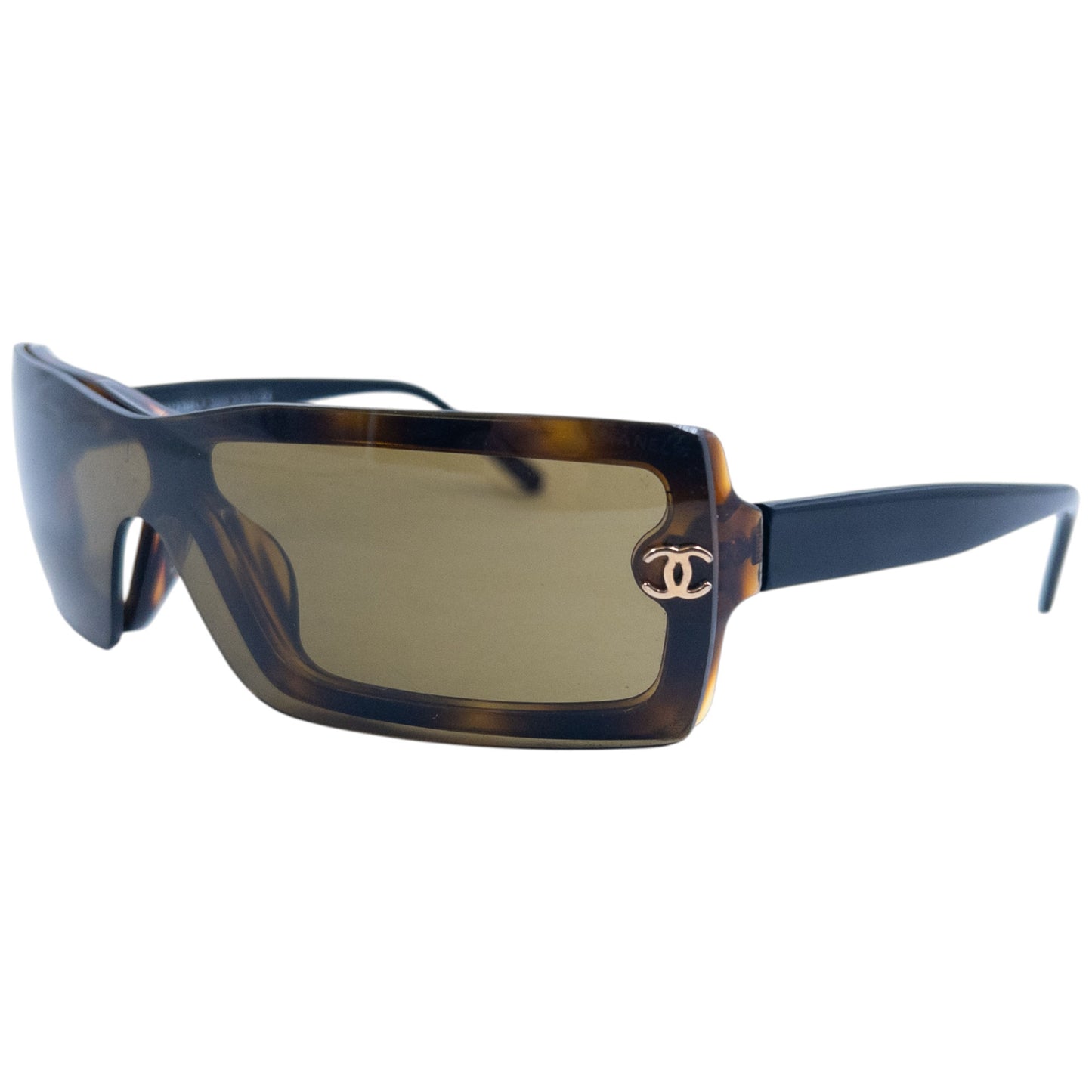 Vintage Chanel Layered Tortoise Shell Sunglasses