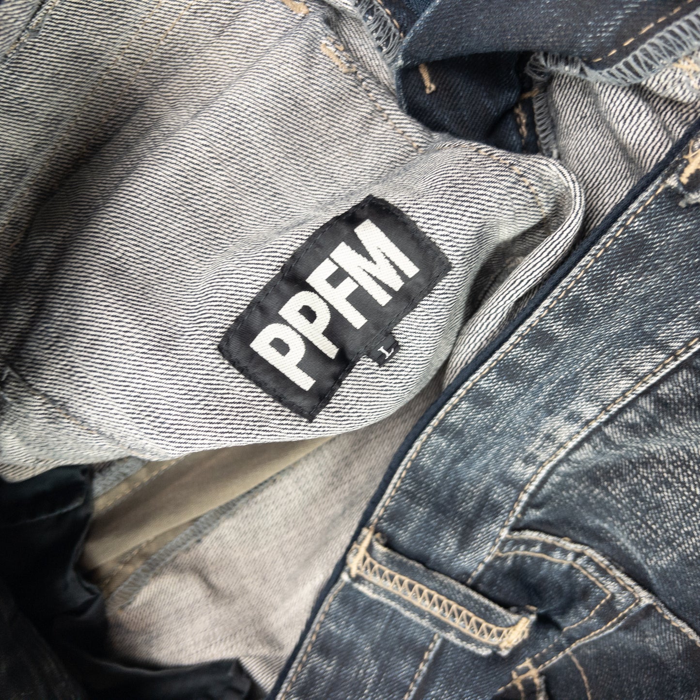 Vintage PPFM Multi Zip Denim Jeans Size W32