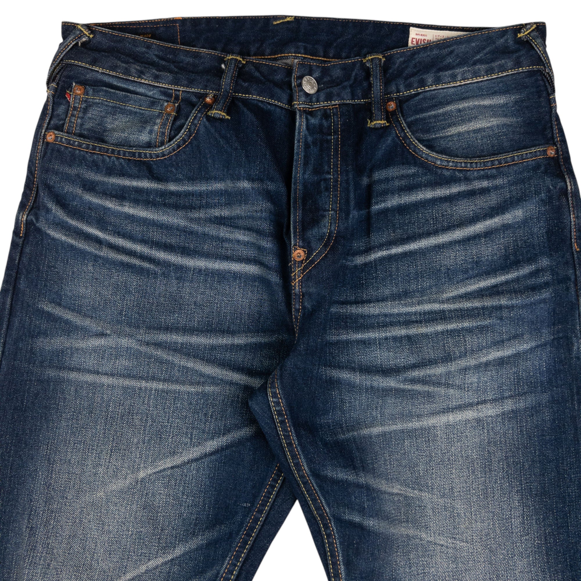 Vintage Evisu Painted Daicock Japanese Denim Jeans Size W33