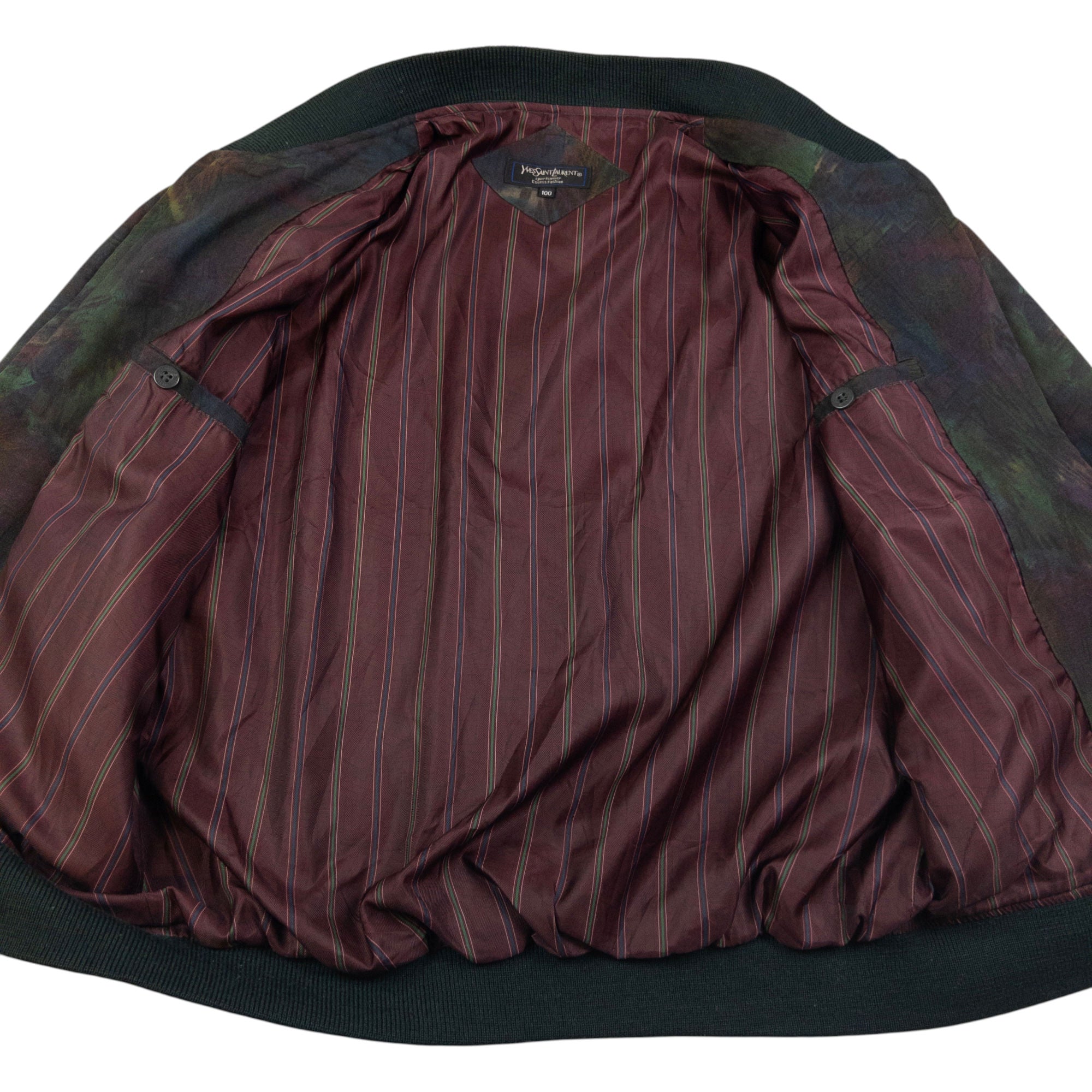 Vintage YSL Yves Saint Laurent Bomber Jacket Size L