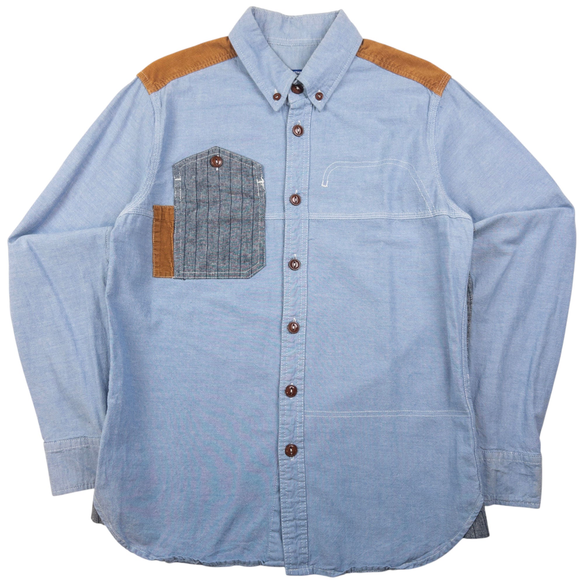 Vintage Junya Watanabe X Comme Des Garçons MAN Long Sleeve Button Up Shirt Size S