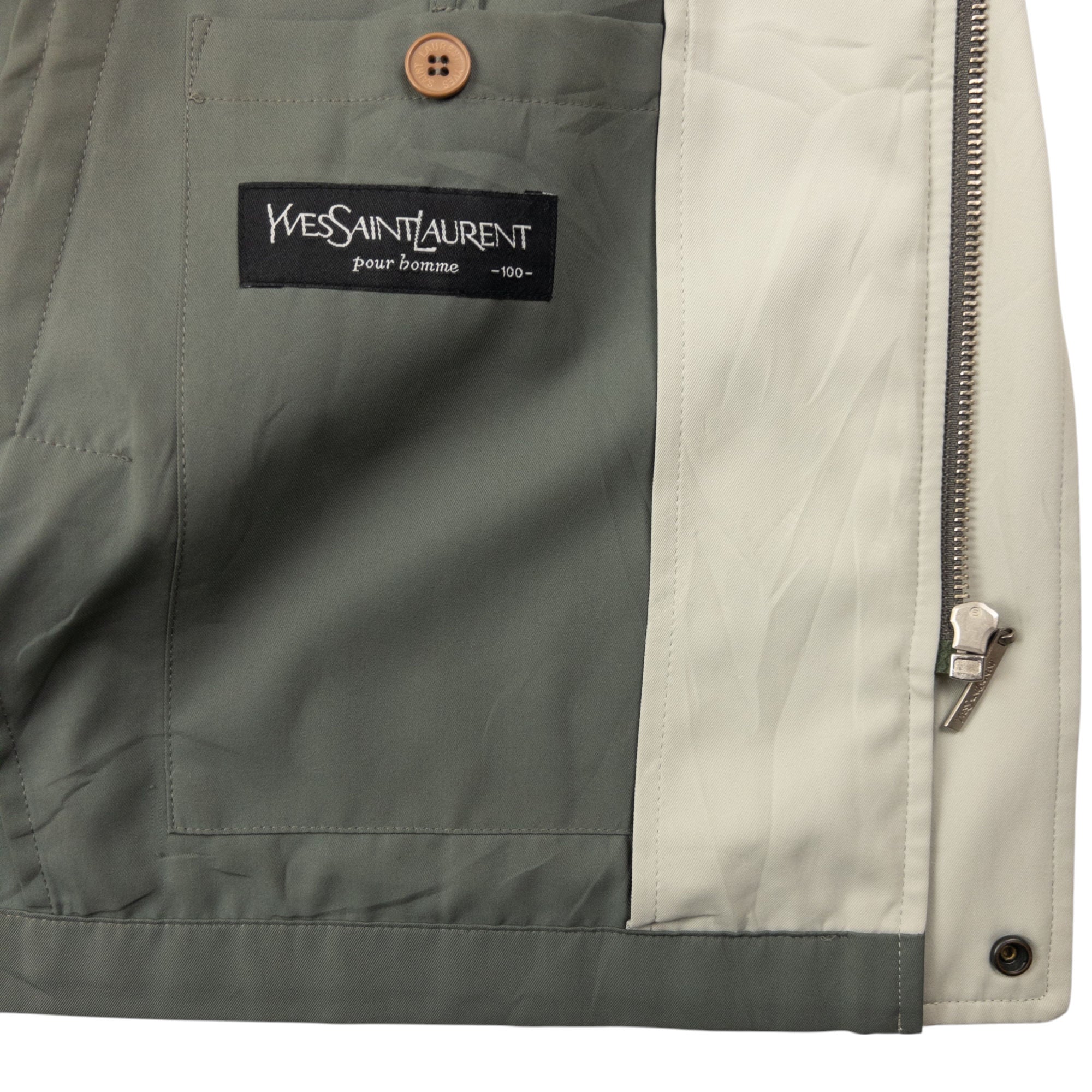Vintage YSL Yves Saint Laurent Harrington Jacket Size L