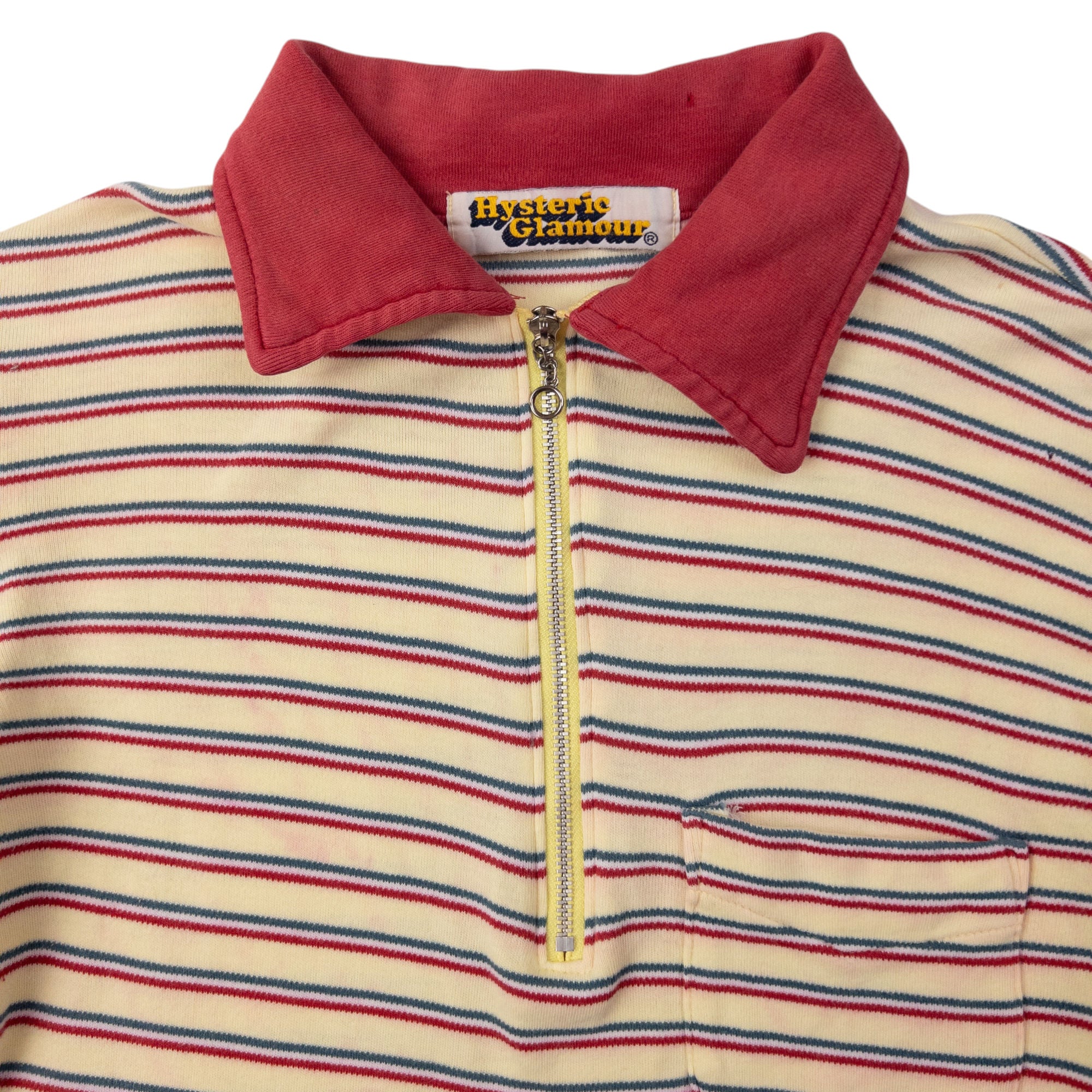 Vintage Hysteric Glamour Long Sleeve Q Zip Shirt Womens Size S