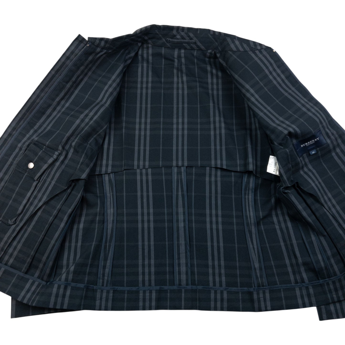 Vintage Burberry Nova Check Zip Up Jacket Womens Size S