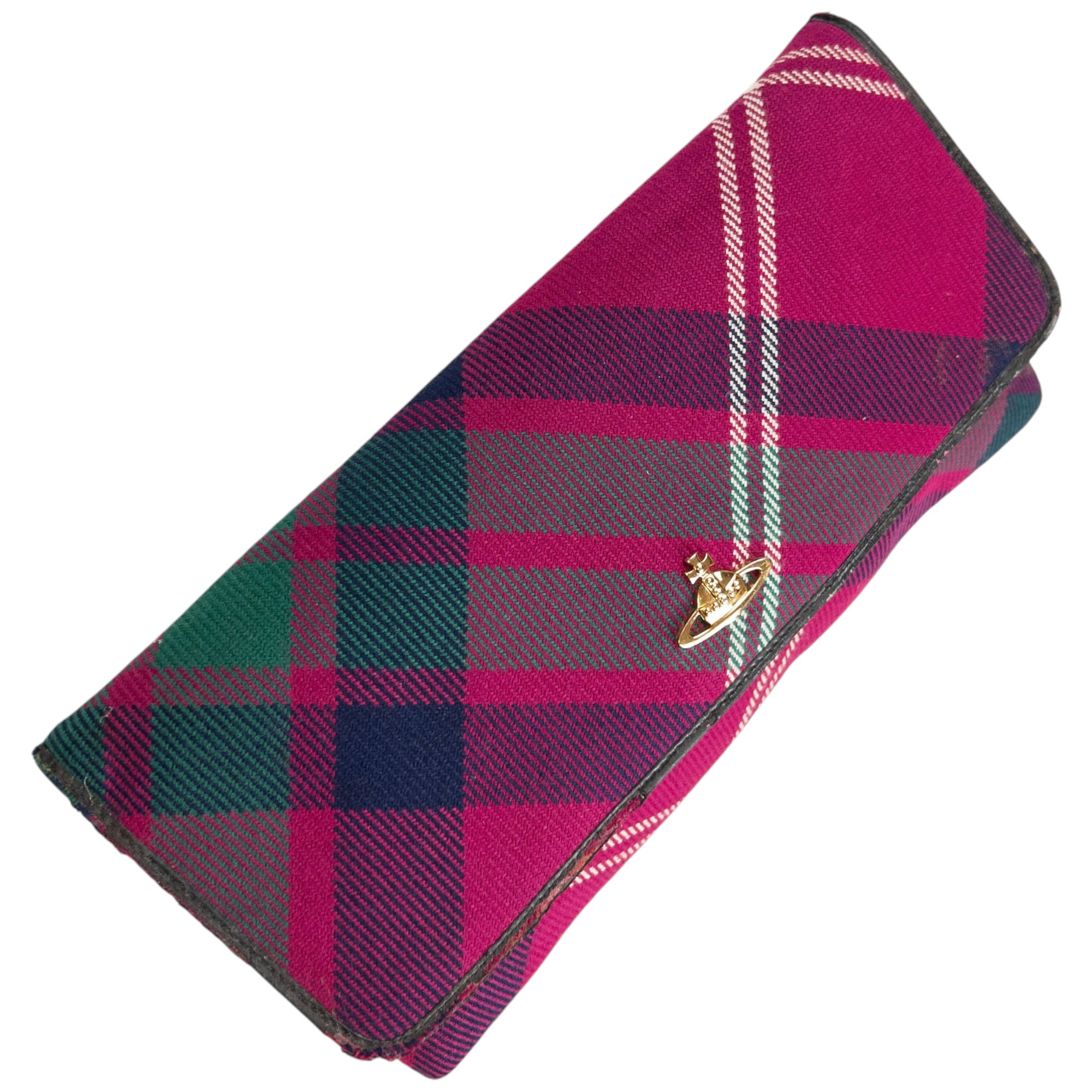 Vintage Vivienne Westwood Tartan Clutch Bag